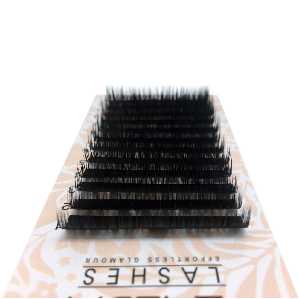 Individual Lashes Flat Eyelash Extensions JE29